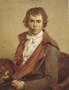 Jacques-Louis  David Portrait of the Artist (mk05) painting